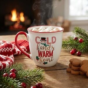 Cold Hands Warm Heart Christmas Holiday Mug